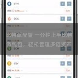 比特派配置 一分钟上手比特派钱包，轻松管理多链资产