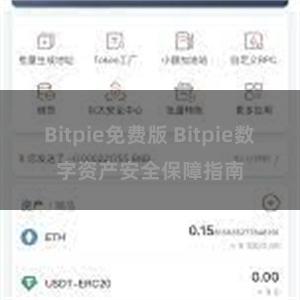 Bitpie免费版 Bitpie数字资产安全保障指南