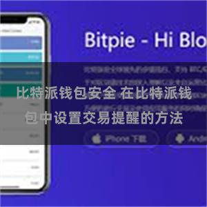 比特派钱包安全 在比特派钱包中设置交易提醒的方法