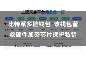 比特派多链钱包  该钱包营救硬件加密芯片保护私钥