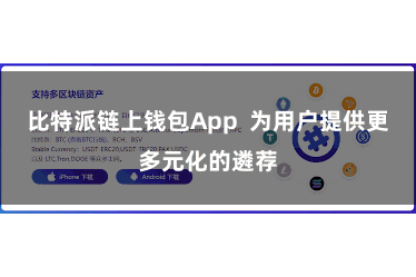 比特派链上钱包App  为用户提供更多元化的遴荐